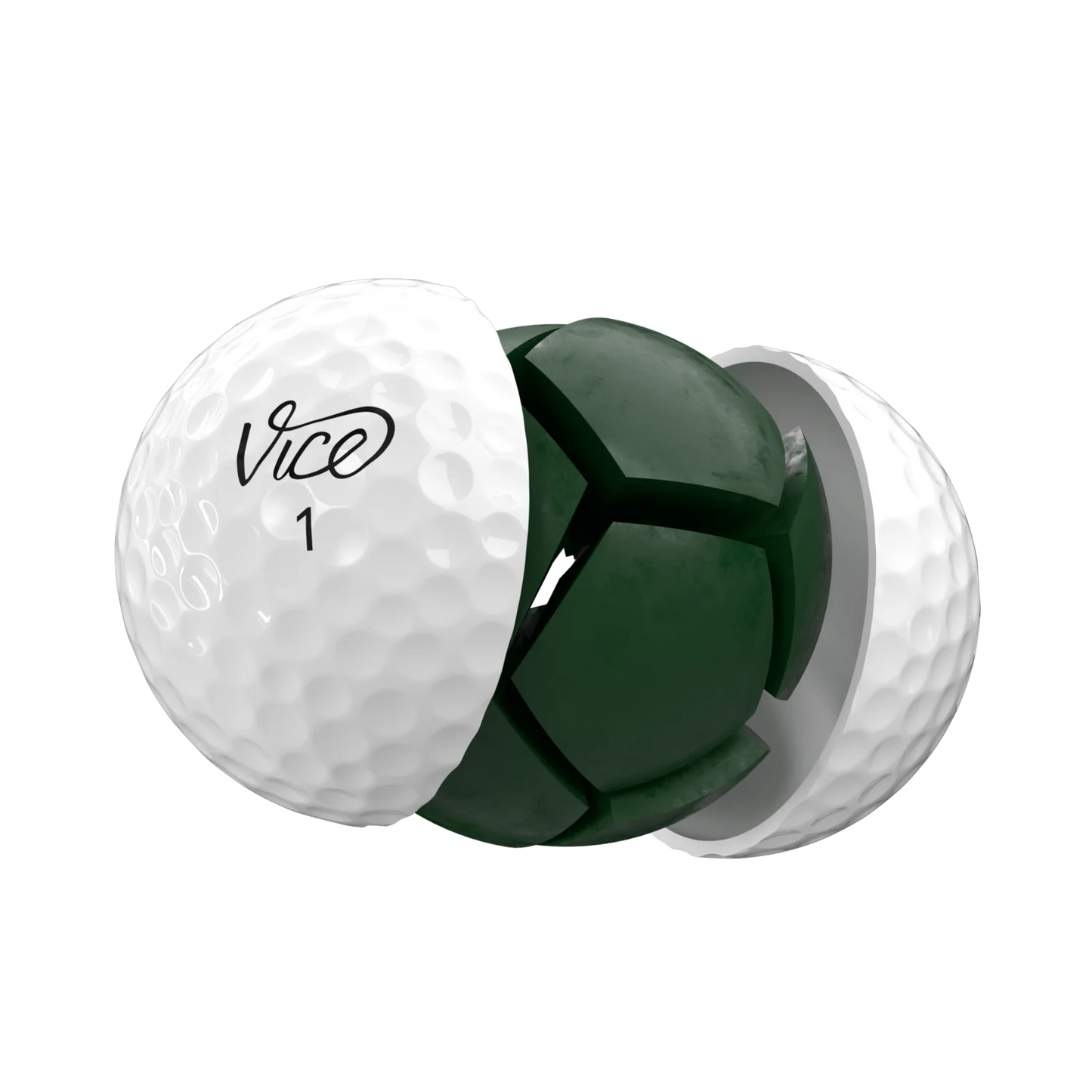 White Vice Drive Premium Golf Balls individual sleeves