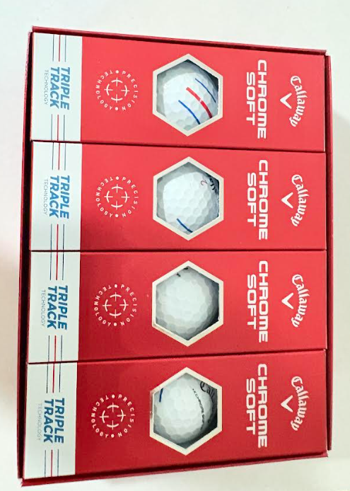 Callaway Chrome Soft Triple Track golf balls