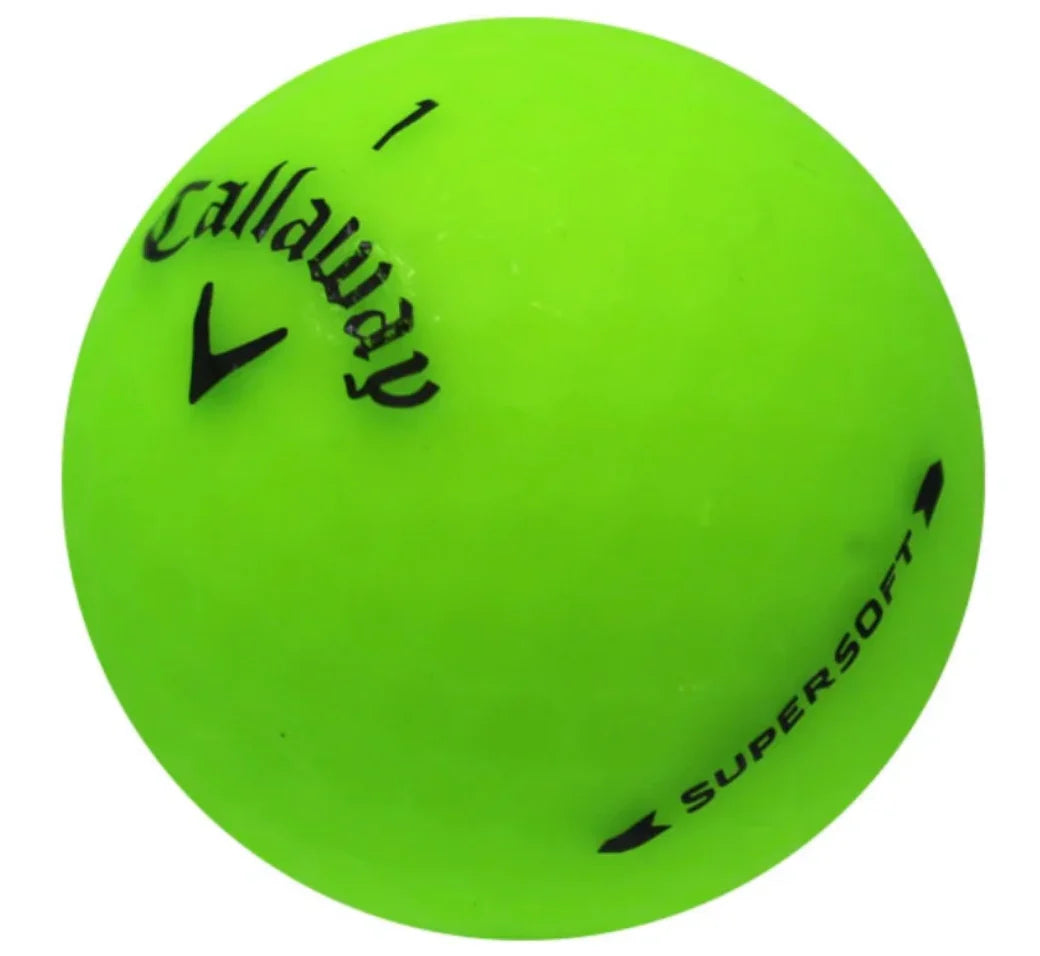 Callaway 12-Pack Golf Supersoft 2024 1-Dozen Golf Balls - Green Matte Finish
