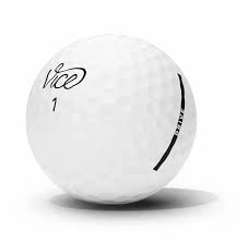 White Vice Drive Premium Golf Balls individual sleeves